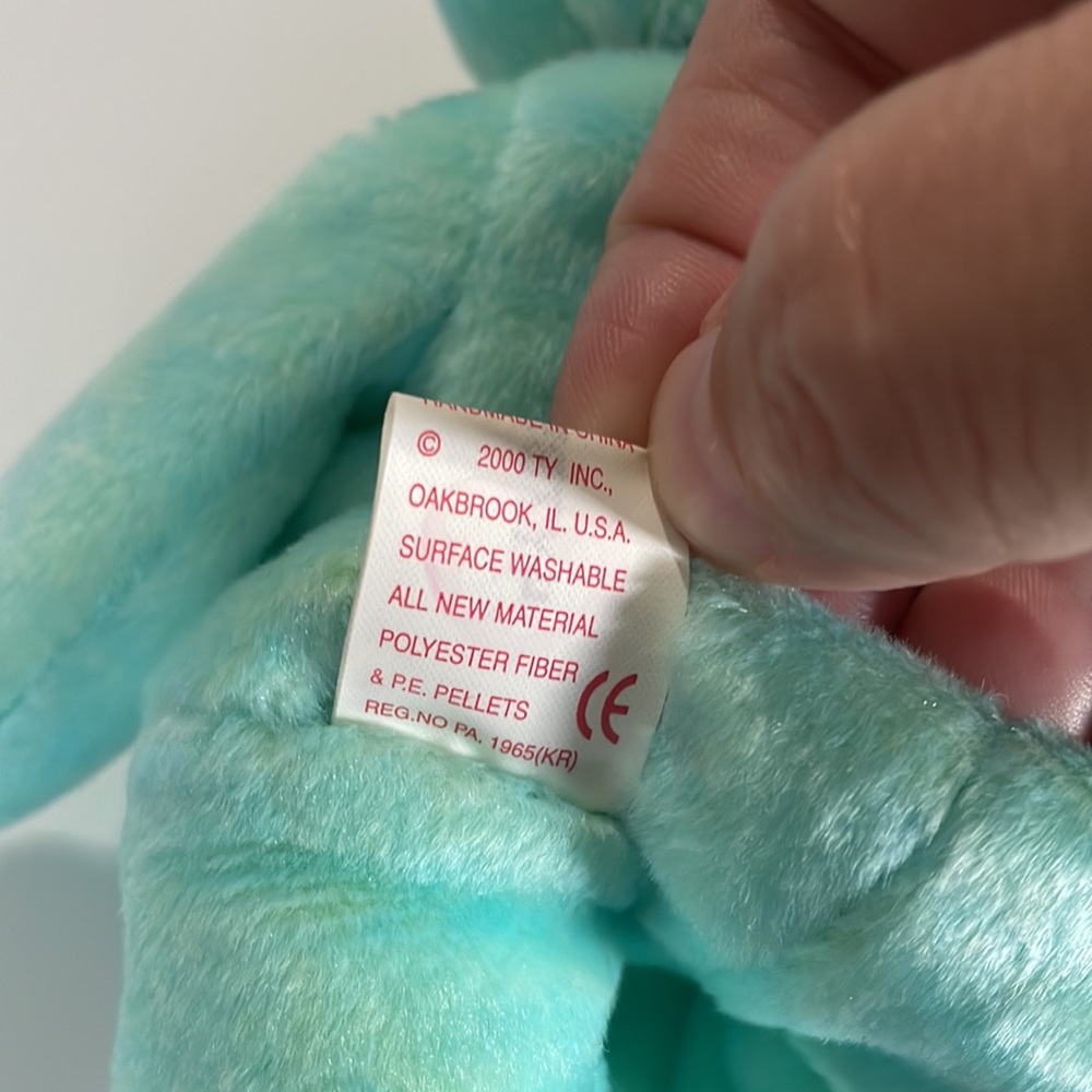 Ty Beanie Baby * Ariel, the Memory Bear * Collectible * - Picture 6 of 12